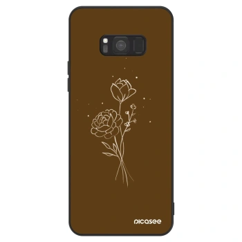 Husă pentru Samsung Galaxy S8 G950F - Brown flowers