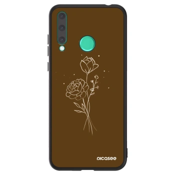 Husă pentru Honor 20 Lite - Brown flowers