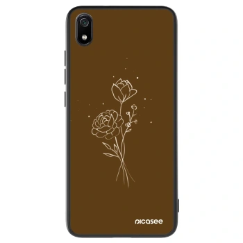 Husă pentru Xiaomi Redmi 7A - Brown flowers
