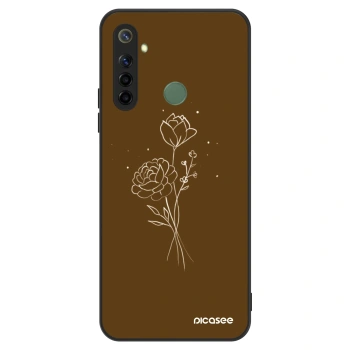 Husă pentru Realme 6i - Brown flowers