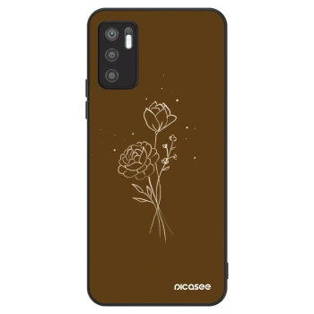 Husă pentru Xiaomi Redmi Note 10 5G - Brown flowers