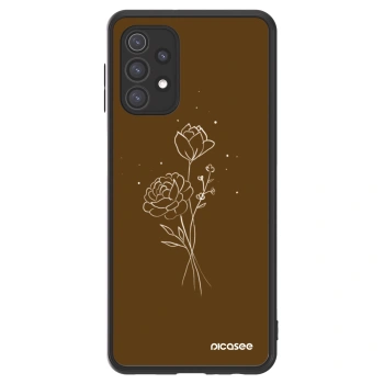 Picasee ULTIMATE CASE pentru Samsung Galaxy A32 5G A326B - Brown flowers