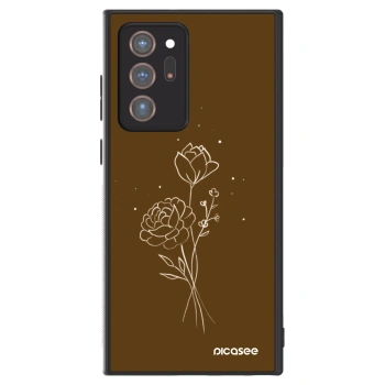 Husă pentru Samsung Galaxy Note 20 Ultra - Brown flowers