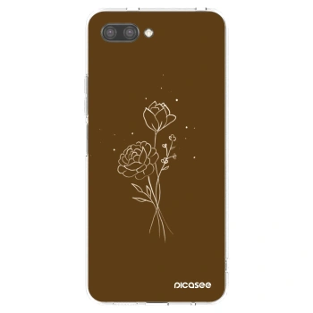 Husă pentru Honor 10 - Brown flowers