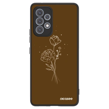 Picasee ULTIMATE CASE pentru Samsung Galaxy A53 5G A536 - Brown flowers