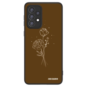 Picasee ULTIMATE CASE pentru Samsung Galaxy A33 5G A336 - Brown flowers