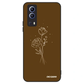 Husă pentru Vivo Y52 5G - Brown flowers