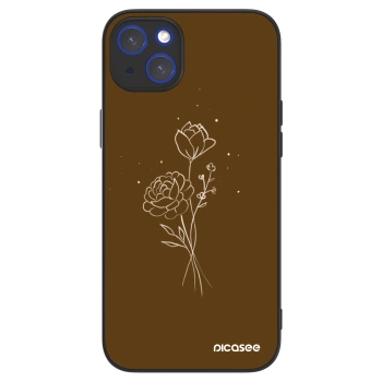 Picasee ULTIMATE CASE pentru Apple iPhone 14 Plus - Brown flowers