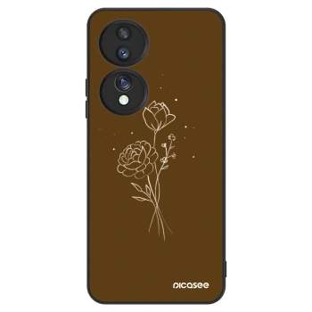 Husă pentru Honor 70 - Brown flowers