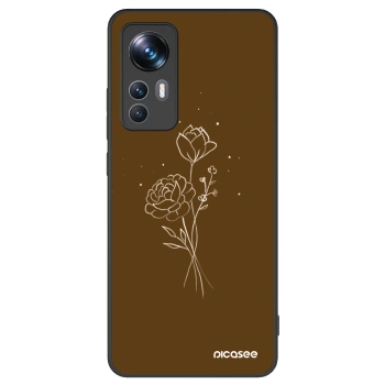 Picasee ULTIMATE CASE pentru Xiaomi 12T - Brown flowers