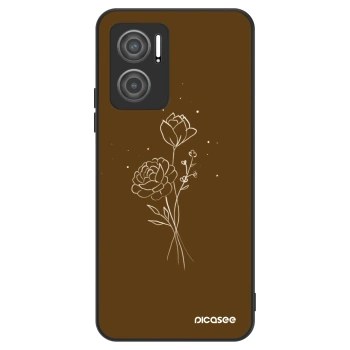 Husă pentru Xiaomi Redmi 10 5G - Brown flowers
