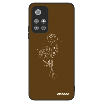 Husă pentru Xiaomi Redmi Note 11S 5G - Brown flowers