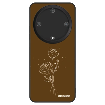 Husă pentru Honor Magic5 Lite 5G - Brown flowers