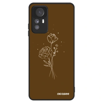 Husă pentru Xiaomi Redmi Note 12S - Brown flowers