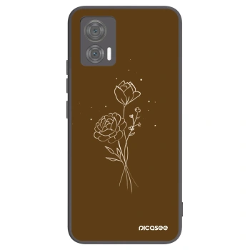 Husă pentru Motorola Edge 30 Neo - Brown flowers