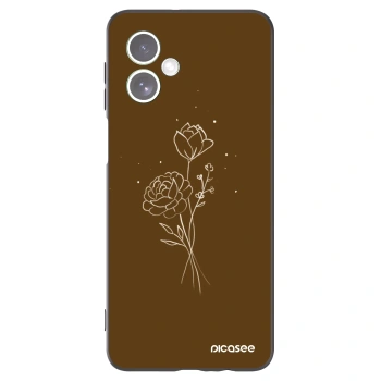 Husă pentru Motorola Moto G54 5G - Brown flowers