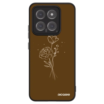 Picasee ULTIMATE CASE pentru Xiaomi 14 - Brown flowers