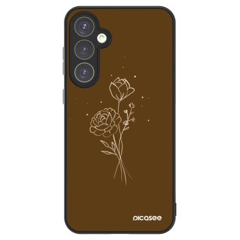 Picasee ULTIMATE CASE pentru Samsung Galaxy S23 FE S711B - Brown flowers