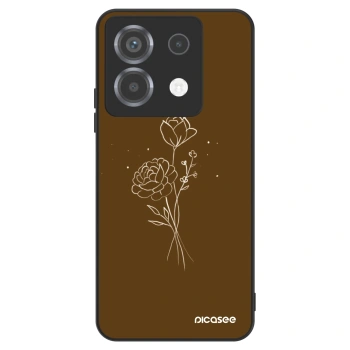 Husă pentru Xiaomi Poco X6 - Brown flowers