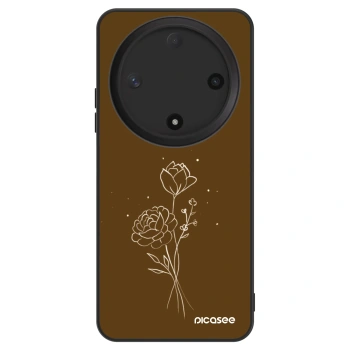 Husă pentru Honor Magic6 Lite 5G - Brown flowers