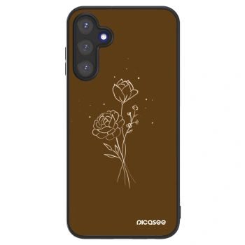 Picasee ULTIMATE CASE pentru Samsung Galaxy A15 A155F 4G - Brown flowers