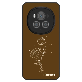 Husă pentru Honor Magic6 Pro - Brown flowers