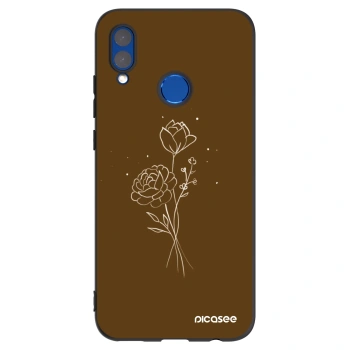 Husă pentru Honor 10 Lite - Brown flowers