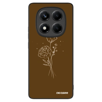 Picasee ULTIMATE CASE pentru Xiaomi Redmi Note 14 Pro+ 5G - Brown flowers
