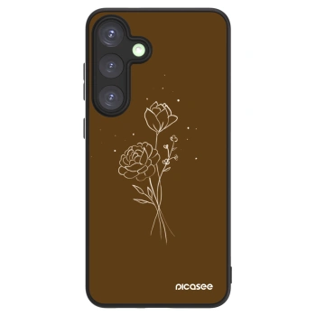 Picasee ULTIMATE CASE PowerShare pentru Samsung Galaxy S25+ 5G - Brown flowers