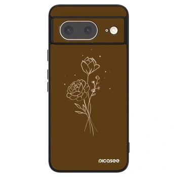 Husă pentru Google Pixel 8 - Brown flowers