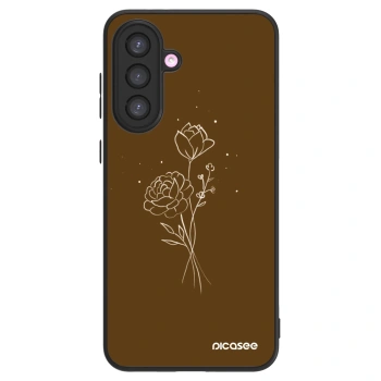 Picasee ULTIMATE CASE pentru Samsung Galaxy A56 5G A566B - Brown flowers