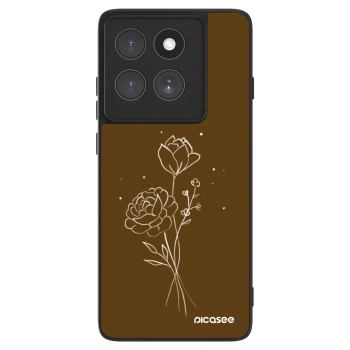 Husă pentru Motorola Edge 60 Fusion - Brown flowers