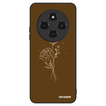 Husă pentru Xiaomi Poco C75 - Brown flowers
