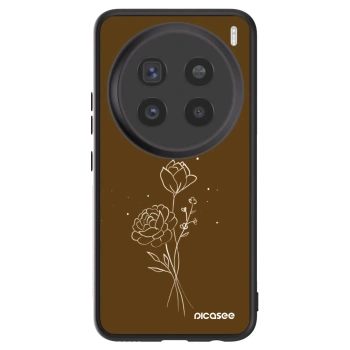 Husă pentru Vivo X200 Pro - Brown flowers