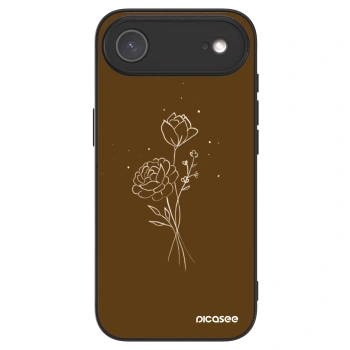 Picasee ULTIMATE CASE pentru Apple iPhone Air - Brown flowers