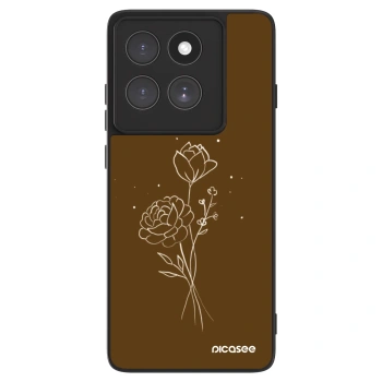 Husă pentru Motorola Edge 60 Pro - Brown flowers