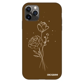 Husă pentru Apple iPhone 11 Pro - Brown flowers
