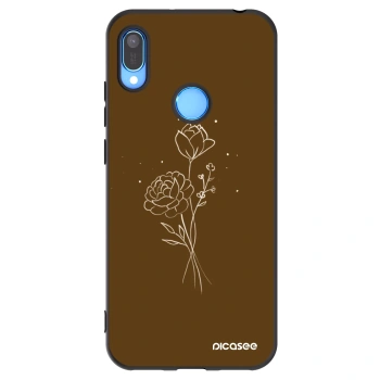 Husă pentru Huawei Y6 2019 - Brown flowers