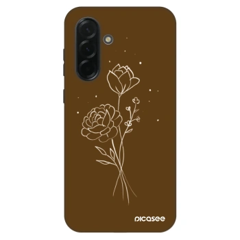 Husă pentru Samsung Galaxy A36 5G - Brown flowers