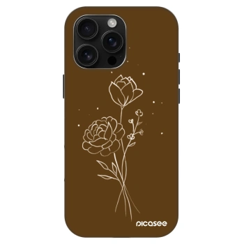 Husă pentru Apple iPhone 16 Pro Max - Brown flowers