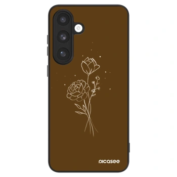 Husă pentru Samsung Galaxy S25 FE 5G - Brown flowers