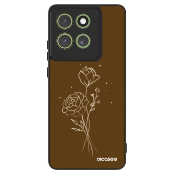 Husă pentru Motorola Moto G86 Power 5G - Brown flowers