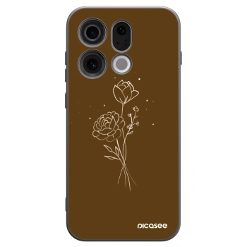 Husă pentru OPPO Find X9 - Brown flowers