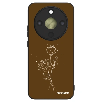 Husă pentru Honor Magic8 Lite 5G - Brown flowers