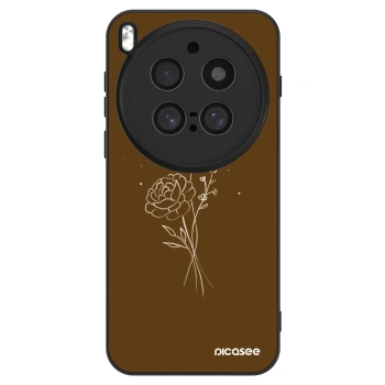 Husă pentru Vivo X300 Pro - Brown flowers