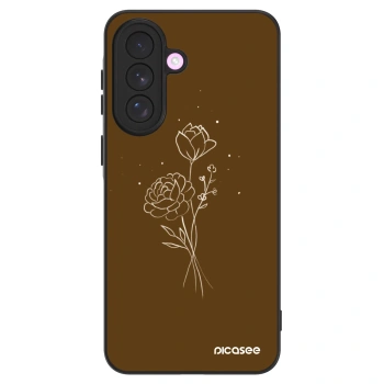Husă pentru Samsung Galaxy A57 5G - Brown flowers