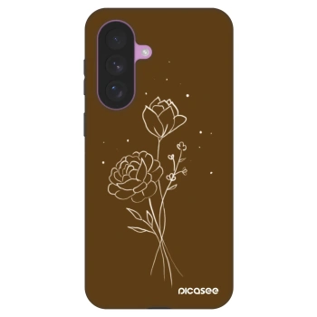 Picasee Fashion Case pentru Samsung Galaxy A57 5G - Brown flowers