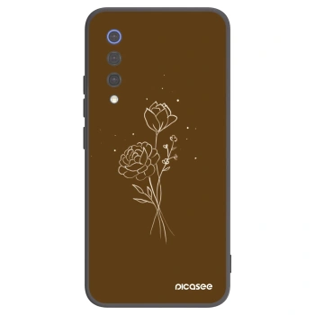 Husă pentru Xiaomi Mi 9 SE - Brown flowers