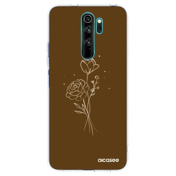 Husă pentru Xiaomi Redmi Note 8 Pro - Brown flowers