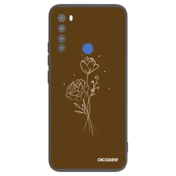 Husă pentru Xiaomi Redmi Note 8T - Brown flowers